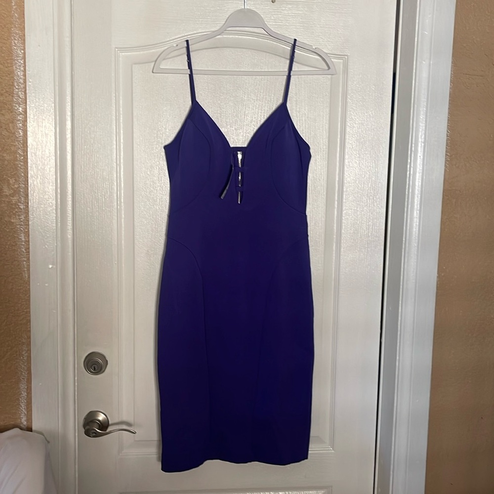 Purple Bebe dress size M NWT